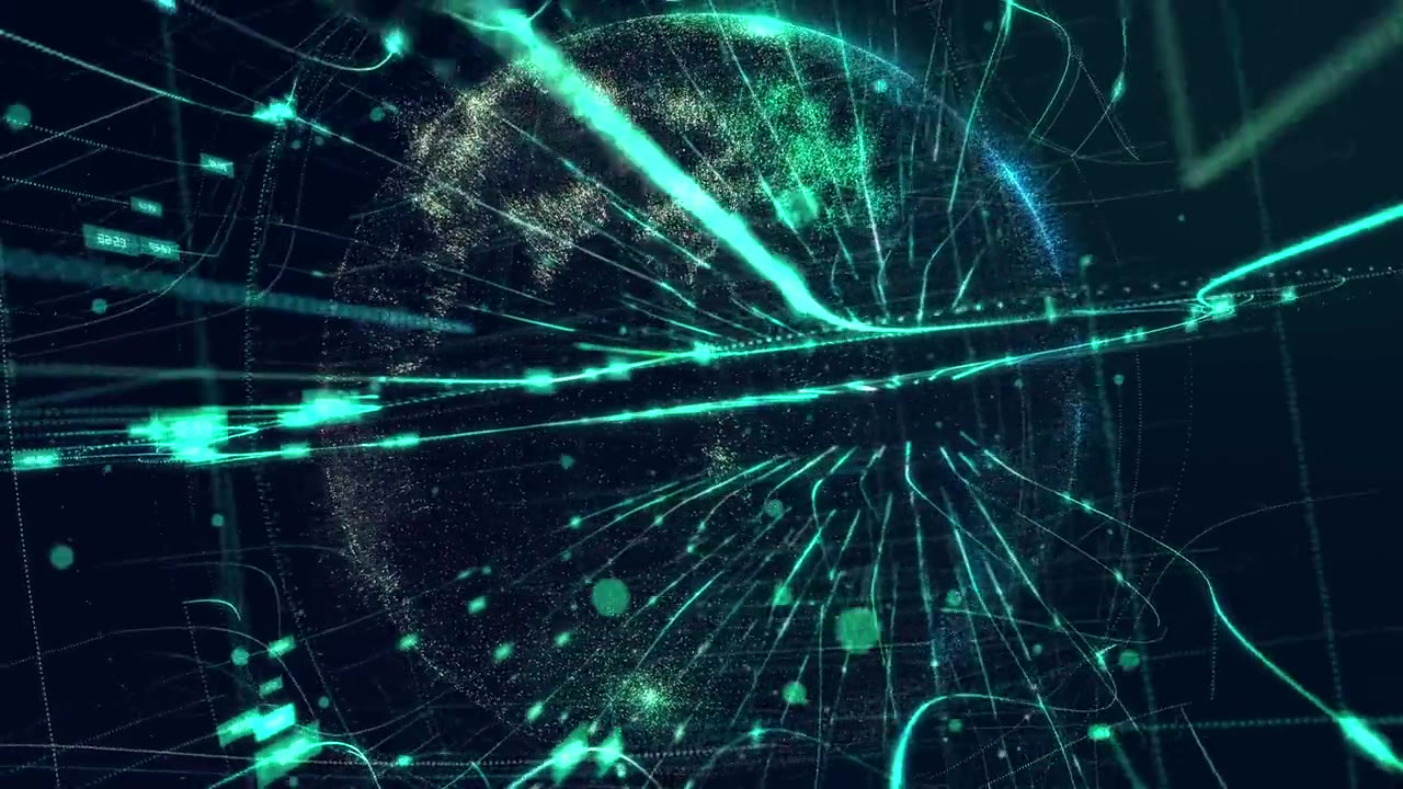 Abstract network of glowing connections representing the KreatiV KollectiV